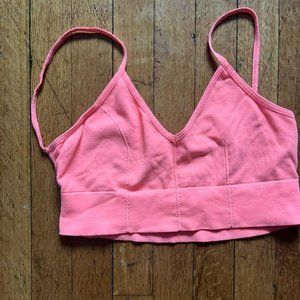 Free People Women's Intimately Low Back Bralette I Seamless Bra Sexy Crop Top